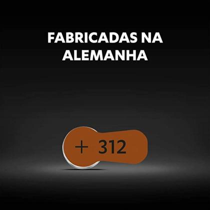 Imagem de Kit Com 36 Pilhas Auditivas Duracell Nº 312