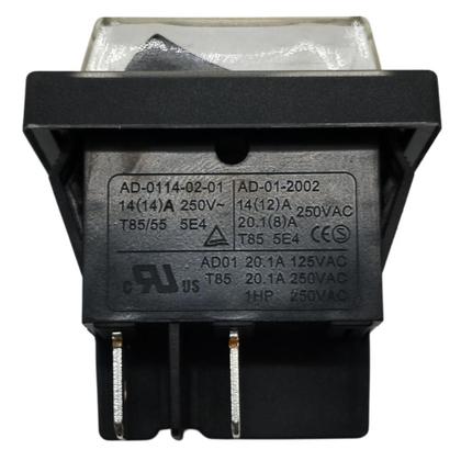 Imagem de Kit com 3un Interruptor Chave Liga Desliga Compatível com Aspirador WAP GT Profi 20L