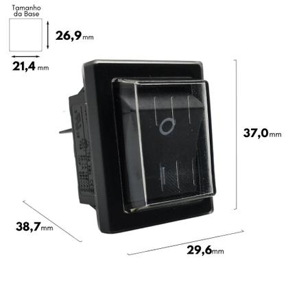 Imagem de Kit com 3un Interruptor Chave Liga Desliga Compatível com Tramontina Master 1600PSI 1400W 42550/022