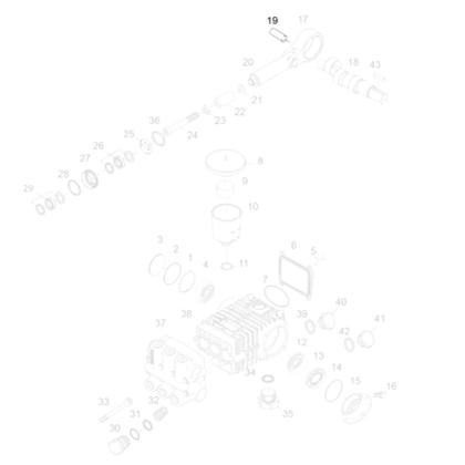 Imagem de Kit com 3un Pino Trava do Pistão Compatível com Lavajato Karcher HDS8/17 1.025-995.0