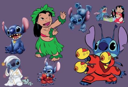 Imagem de Kit com 4 Adesivos Encapar Caderno LILO E STITCH Brochura Frente e Verso 30x44cm