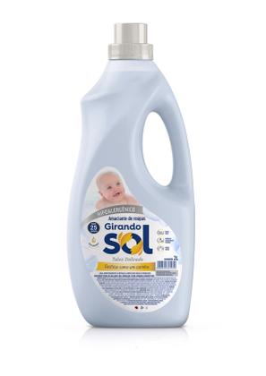 Imagem de Kit com 4 Amaciante Roupa 2 Litros Talco Delicado