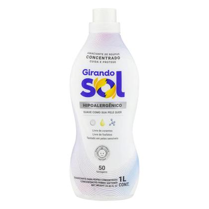 Imagem de Kit com 4 Amaciante Roupa Concentrado Hipoalergênico 1 Lt