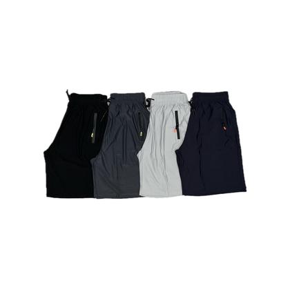 Imagem de Kit Com 4 Bermudas Esportivas Dry Fit De Seda Fria