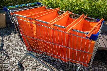 Imagem de Kit com 4 Bolsas Para Compras Coloridas