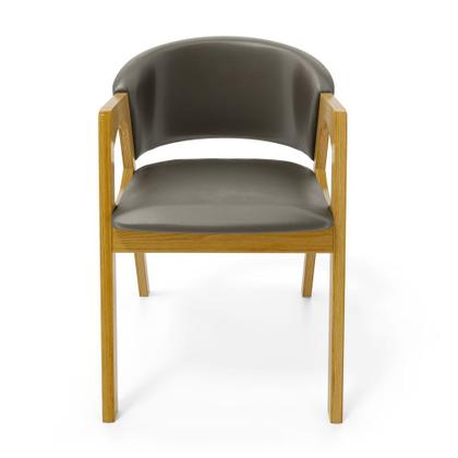 Imagem de Kit Com 4 Cadeiras Agatha Madeira Maciça Estofada Para Mesa De jantar