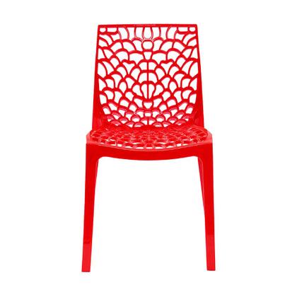 Imagem de Kit com 4 Cadeiras Gruvyer Estrutura em Polipropileno Fratini