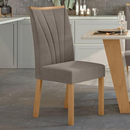 Imagem de Kit com 4 Cadeiras para Sala de Jantar Apogeu