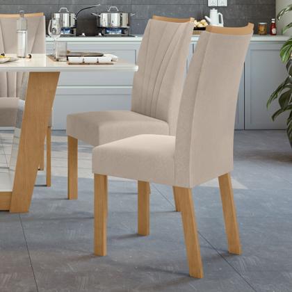 Imagem de Kit com 4 Cadeiras para Sala de Jantar Apogeu