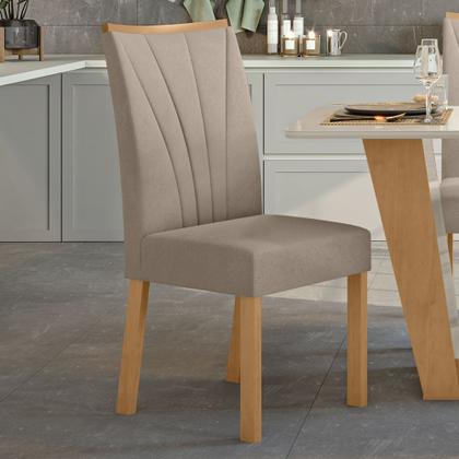 Imagem de Kit com 4 Cadeiras para Sala de Jantar Apogeu