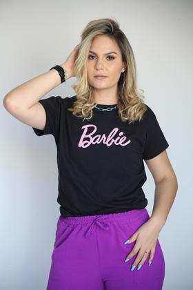 Imagem de KIT com 4 Camisetas femininas estampas e cores variadas.