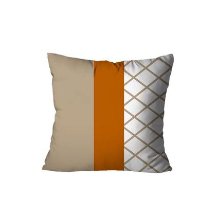 Imagem de Kit com 4 Capas de Almofadas Decorativas Geométrico Bege