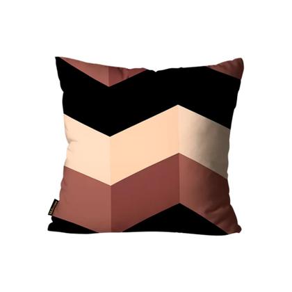 Imagem de Kit Com 4 Capas de Almofadas Folhas Abstratas Terracota