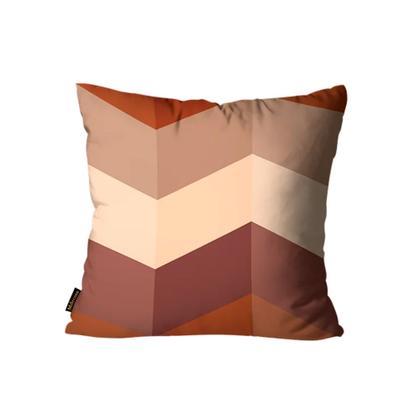 Imagem de Kit Com 4 Capas de Almofadas Folhas Abstratas Terracota