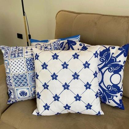 Imagem de Kit Com 4 Capas de Almofadas Mdecore 45x45 Alta Definição