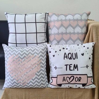 Imagem de Kit Com 4 Capas de Almofadas Mdecore 45x45 Alta Definição