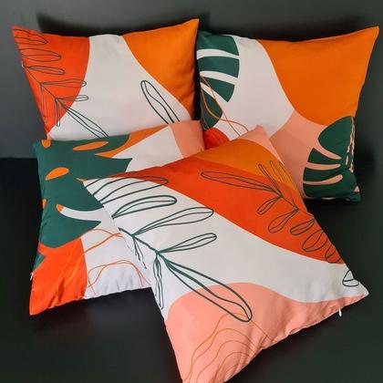 Imagem de Kit Com 4 Capas de Almofadas Mdecore 45x45 Alta Definição