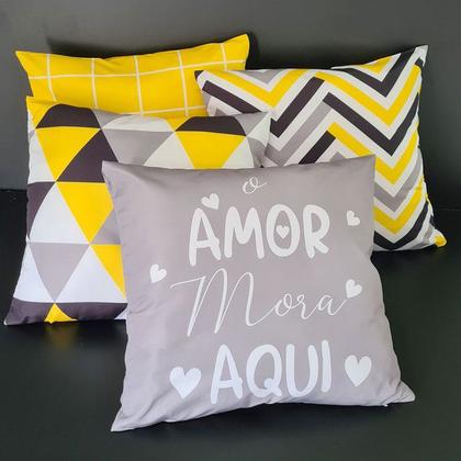 Imagem de Kit Com 4 Capas de Almofadas Mdecore 45x45 