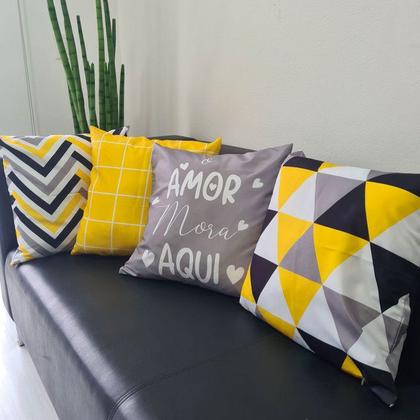 Imagem de Kit Com 4 Capas de Almofadas Mdecore 45x45 