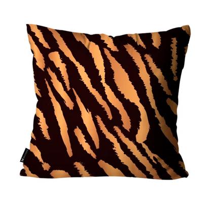 Imagem de Kit Com 4 Capas Para Almofadas Mdecore Tigre 45x45