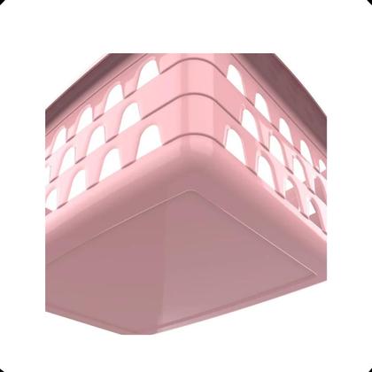 Imagem de Kit com 4 Cesto Organizador Multiuso Retangular P