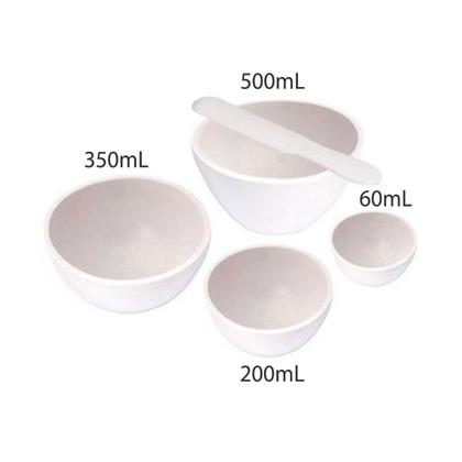 Imagem de Kit com 4 Cubetas Silicone e 1 Espátula Para Estética, Saúde - Argilas, Máscaras, Peelings