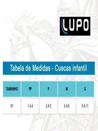 Imagem de Kit com 4 Cuecas Infantil Boxer Lupinho 141-003