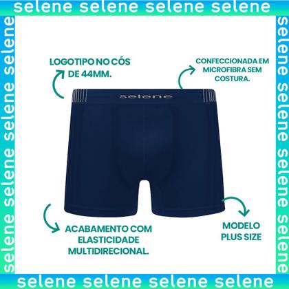 Imagem de Kit Com 4 Cuecas Plus Size Tamanhos Grandes Modelo Sem Costura