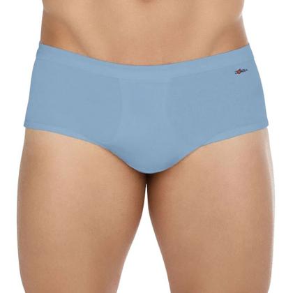 Imagem de Kit Com 4 Cuecas Slip Normal Básica Zorba Masculina Adulto 100% Algodão