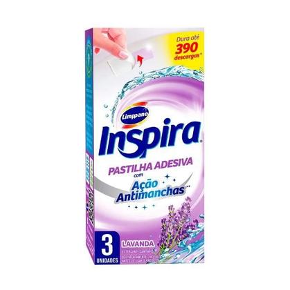 Imagem de Kit com 4 cx Pastilha Adesiva Sanitária Inspira 12 unidades no Total