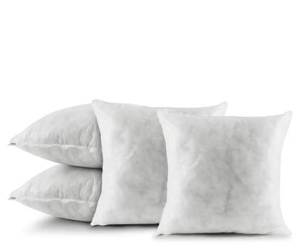Imagem de Kit com 4 Enchimentos para Almofada 45x45 Refil com flocos de espumas/ envio imediato fabricação própria