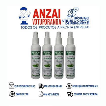 Imagem de Kit com 4 fluido biofarm - uso tópico 200ml