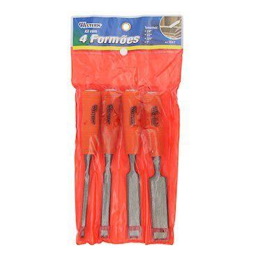 Imagem de Kit com 4 formões - WESTERN