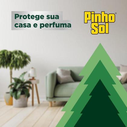 Imagem de Kit com 4 Limpador Diluível Pinho Sol Limpeza Pesada Eucalipto 1L Cada