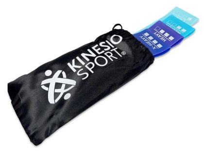 Imagem de Kit com 4 mini bands elásticas KinesioSport - 25cm x 5cm