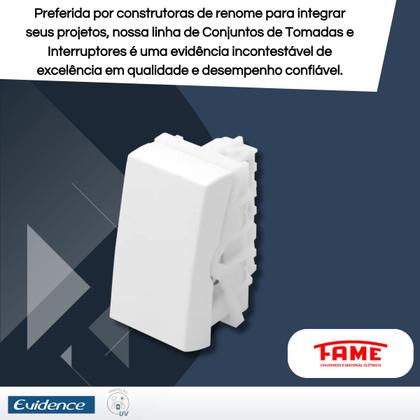 Imagem de Kit Com 4 Módulos Interruptores Intermediário 16a - Fame