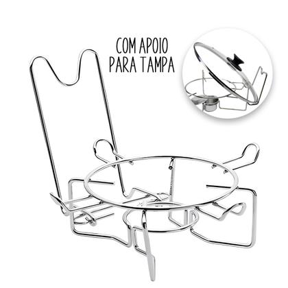 Imagem de Kit Com 4 Panelas De Banho Maria Réchauds de Alumínio Para Buffet Festas Restaurante 5 Litros