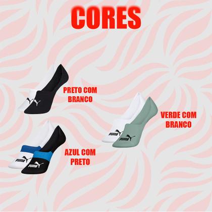 Imagem de Kit Com 4 Pares De Meias Sapatilha Invisível Algodão Masculino