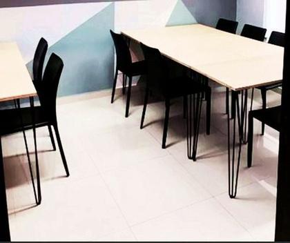 Imagem de Kit Com 4 Pés De Ferro Hairpin Legs Mesa 70cm Aço