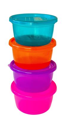 Imagem de Kit com 4 Potes Papinha Multiuso BPA Free Sana Babies Menina