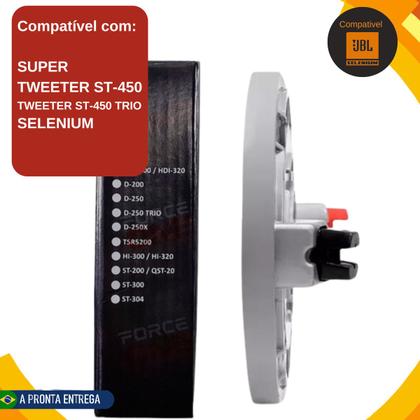 Imagem de Kit Com 4 Reparo Para Som Tweeter Selenium St400 Trio St450