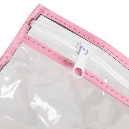 Imagem de Kit com 4 saquinhos plásticos com zíper - roupas molhadas - roupas limpa e suja - creche - escola - piscina