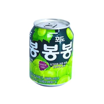 Imagem de Kit com 4 Sucos Uva Coreano Bonbon Lata 235ml