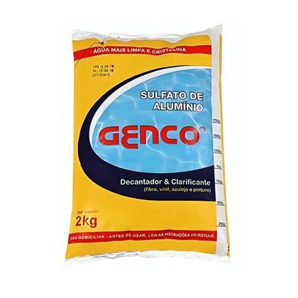 Imagem de Kit Com 4 Sulfato De Alumínio Decantador 2kg Genco