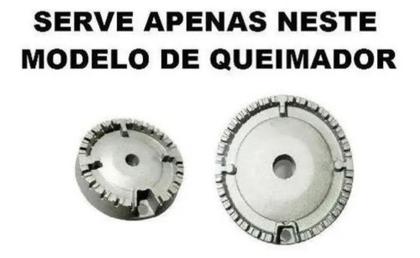 Imagem de Kit Com 4 Tampinhas Espalhador De Chamas Cooktop 4 Bocas Fischer