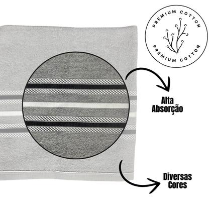 Imagem de Kit Com 4 Toalhas De Banho Algodão Banhão Macia Grande