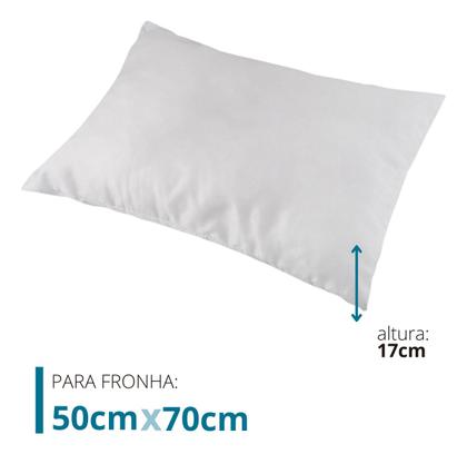 Imagem de Kit com 4 Travesseiros Enchimento de Plumas Sinteticas