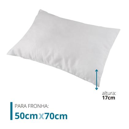 Imagem de Kit com 4 Travesseiros Enchimento de Plumas Sinteticas