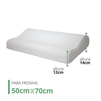 Imagem de Kit com 4 Travesseiros Modelo Cervical em Látex