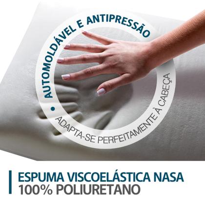 Imagem de Kit com 4 Travesseiros Nasa Regulável - Duoflex